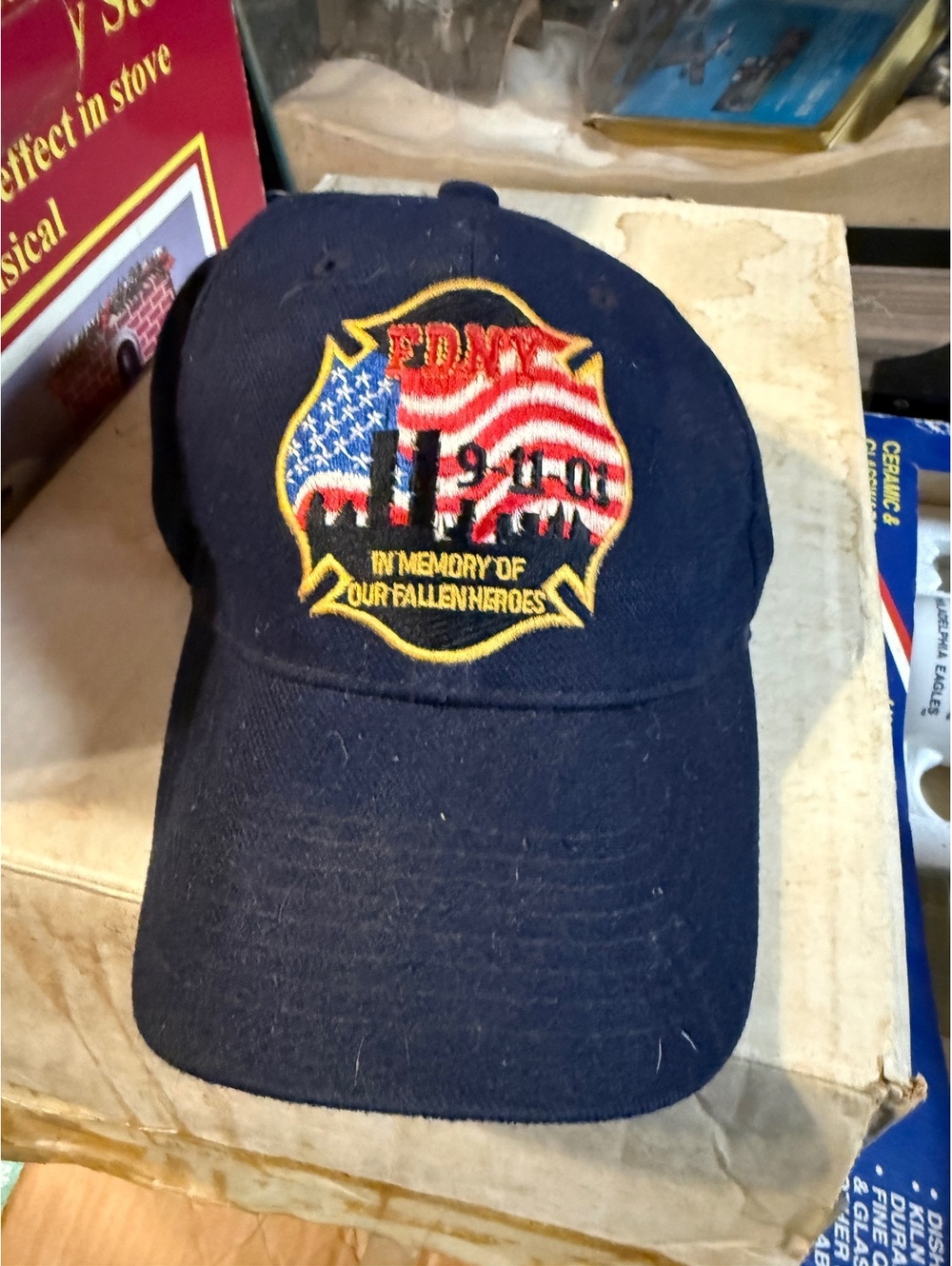 FDNY 9/11 Memorial Embroidered Adjustable Baseball Cap